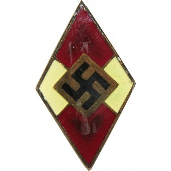 Unusual Hitler Jugend HJ badge.. Espenlaub militaria