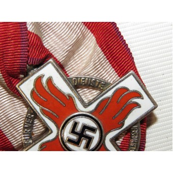 WWII German Fire brigade honor cross with band, 2nd class. Espenlaub militaria