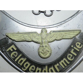 3rd Reich Feldgendarmerie Gorget. Assman. Espenlaub militaria