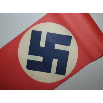 3rd Reich patriotic paper flag, 2 sides. Size: 22x12 cm. Espenlaub militaria