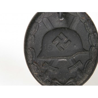 German 1939 wound badge in black, Alois Rettenmeyer. Espenlaub militaria