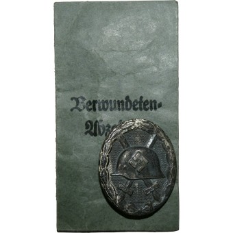 Silver wound badge "100" Mittweidaer Metallwarenfabrik Rudolf Wächtler