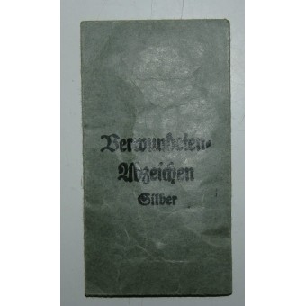 Silver wound badge "100" Mittweidaer Metallwarenfabrik Rudolf Wächtler