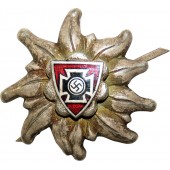 NS-Reichskriegerbund NSRKB edelweiss traditional cap badge Gau Hochland
