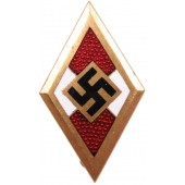 HJ member badge in gold - HJ Ehrenzeichen. 30 mm