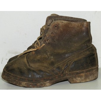 WW2 German KZ - camp shoes. Espenlaub militaria