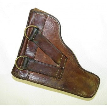 Korovin or Prilutzky 7,65 mm leather holster. Pre war issue. Espenlaub militaria