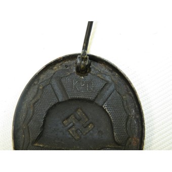 Wound badge in black 1939, Klein & Quenzer- and 65 marked. Espenlaub militaria