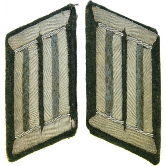 3rd Reich TSD Wehrmacht officer collar tabs. Espenlaub militaria