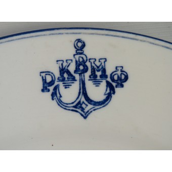 RKVMF- Red fleet Officers  Mess Hall Dinner plate pre war made