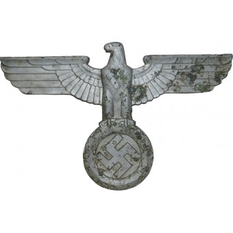 3rd Reich train eagle for the narrow-gauge railways  locomotives or mail buses. 40 cm.. Espenlaub militaria