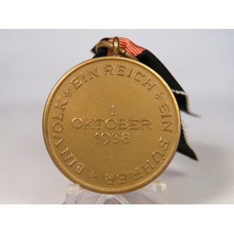 Medal Anschluss Sudeten October 1, 1938,. Espenlaub militaria