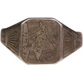 Krim 1944 silver signet ring