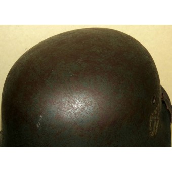 German M42 Waffen-SS steel helmet. Volunteer.. Espenlaub militaria