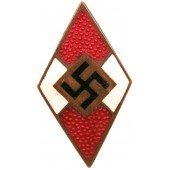 Badge of a member of the Hitler Youth 75 RZM Otto Schickle