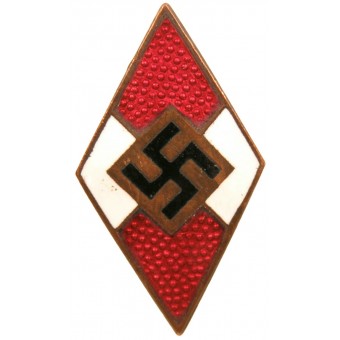 Badge of a member of the Hitler Youth 75 RZM Otto Schickle. Espenlaub militaria