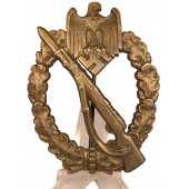 Infanterie Sturmabzeichen Wilhelm Deumer. Bronze