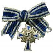 Miniature of the German Mother Cross in silver - 21 mm