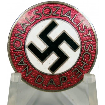 NSDAP party badge M1/34 Karl Wurster. Lapel loop type. Espenlaub militaria