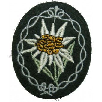 Patch of the Wehrmacht Gedirgstruppe. Espenlaub militaria