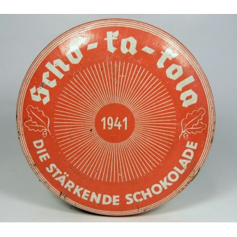 WW2 German Army chocolate tin for the Wehrmacht Sch-Ka-Kola 1941. Espenlaub militaria