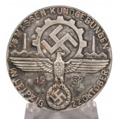 NSDAP DAF 75 Massen-Kundgebungen in Leipzig 22. Oktober 1937