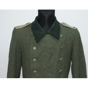 Officer's field overcoat, tailored from field wool cloth. Lieutenant of the Wehrmacht.