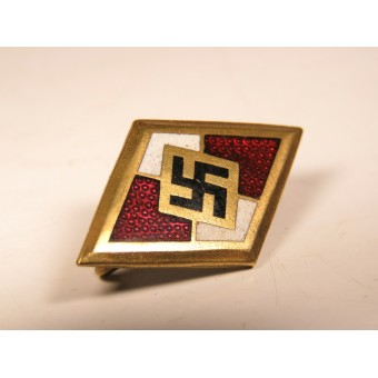 HJ Ehrenzeichen/ Gold HJ badge M1/120 RZM. Espenlaub militaria