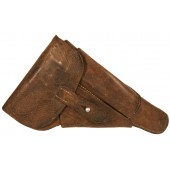 Brown leather holster for the German army pistol Walter p-38