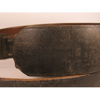 Luftwaffe or late war Wehrmacht leather combat belt. 95 cm. Espenlaub militaria