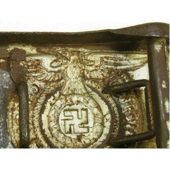 Waffen SS belt and steel buckle.. Espenlaub militaria