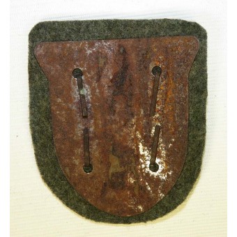 1941-1942 Krim shield bronzed steel. Espenlaub militaria