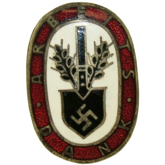 Arbeitsdank-Abzeichen 1.Form, klein. Smaller version of the badge - Labor Thanks. Espenlaub militaria