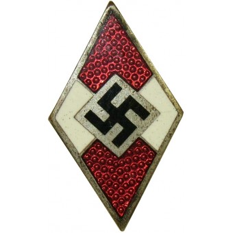 Hitler Jugend - HJ organization member badge RZM M1/72- Fritz Zimmermann. Espenlaub militaria