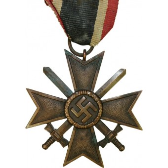 KVK II class War merit cross, patinated bronze. Espenlaub militaria