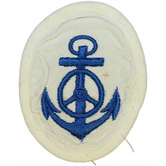 Kriegsmarine trade sleeve patch for motor transport NCOs- white summer uniforms. Espenlaub militaria