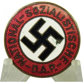 NSDAP member badge by Fritz Zimmermann marked M 1/72 RZM. Espenlaub militaria