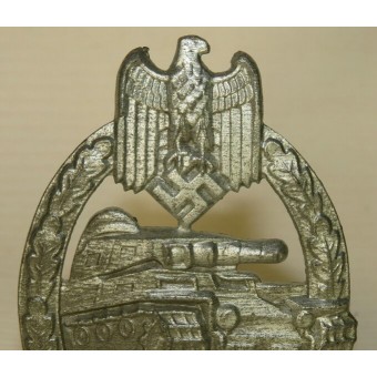 Third Reich Tank assault badge / Panzerkampfabzeichen in silver.. Espenlaub militaria