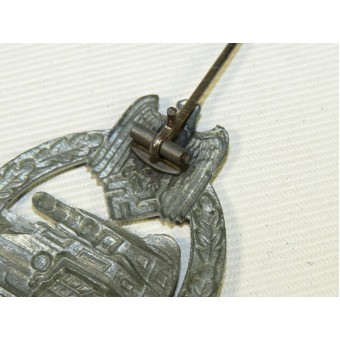 Third Reich Tank assault badge / Panzerkampfabzeichen in silver.. Espenlaub militaria
