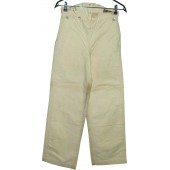 SA-Marine white trousers from Adolf Hitler Schule, marked