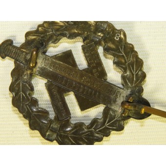 SA Sportabzeichen, Bronze, numbered. by Berg und Nolte. Espenlaub militaria