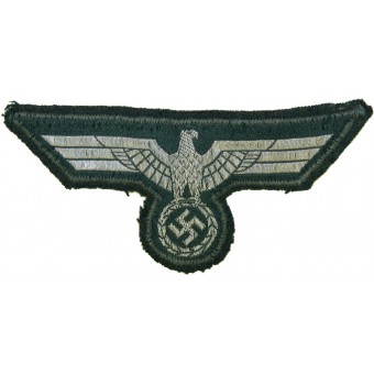 Tunic removed early Wehrmacht Heer flatwire eagle for NSOs/Officers. Espenlaub militaria