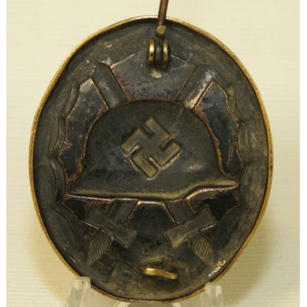 Wound badge 1939, black, brass. Espenlaub militaria