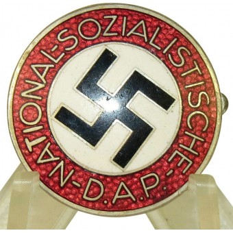 3rd Reich NSDAP badge, M1/6 RZM - Karl Hensler. Espenlaub militaria