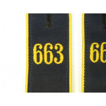 HJ Marine shoulder straps, Bann 633 Litzmannstadt- Wartheland. Espenlaub militaria