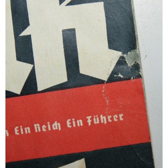 Voting brochure,1938.  Reunification (Anschluss) of Austria with the 3rd Reich.