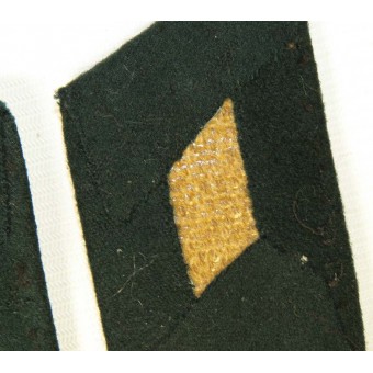 Nice tunic removed German Army collar tabs for Wehrmacht infantry officer. Espenlaub militaria