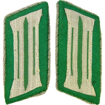 Ordnungspolizei enlisted personnel pre-1940 year collar tabs. Espenlaub militaria