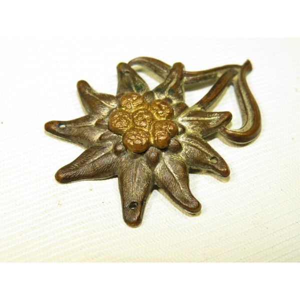 Pre-war edelweiss badge for the mountain troops cap