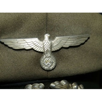 Very salty combat medic visor hat by Schellenberg. Espenlaub militaria